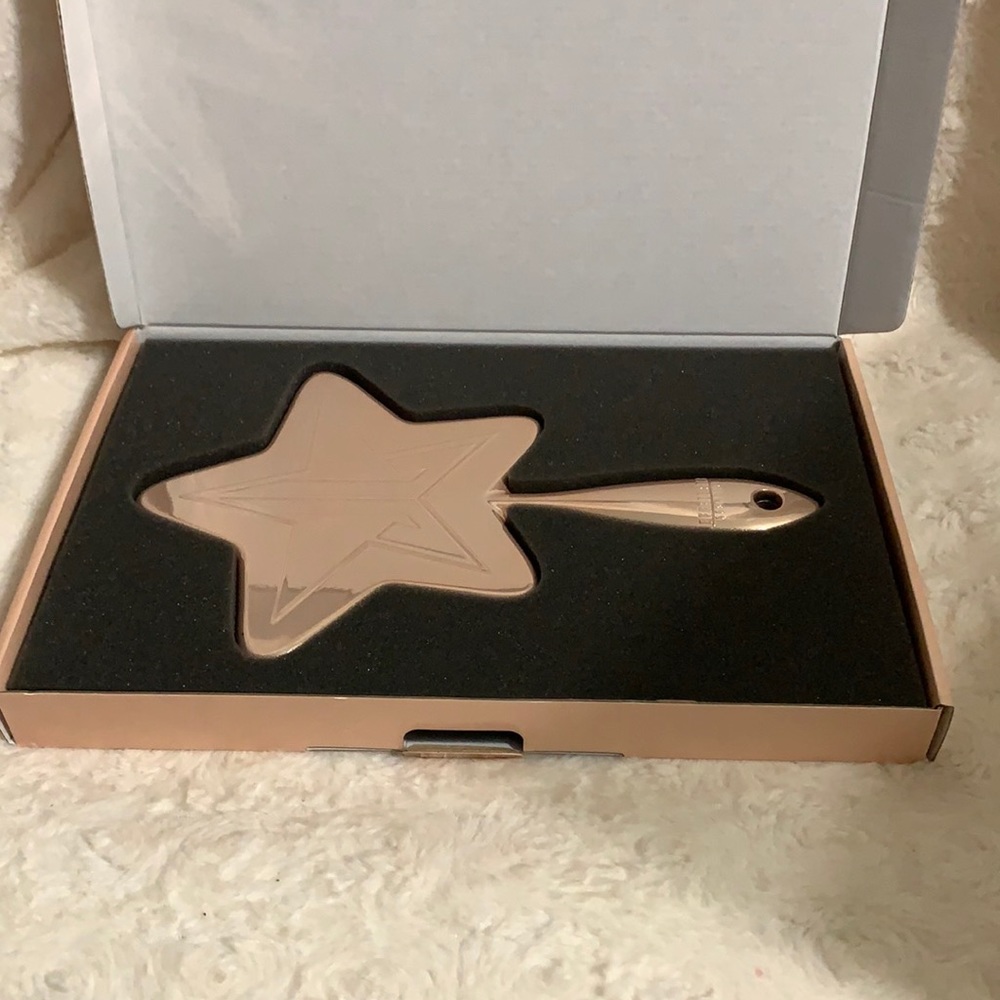 Jeffree Star “Iridescent Light Pink” Star Handheld Mirror in Box